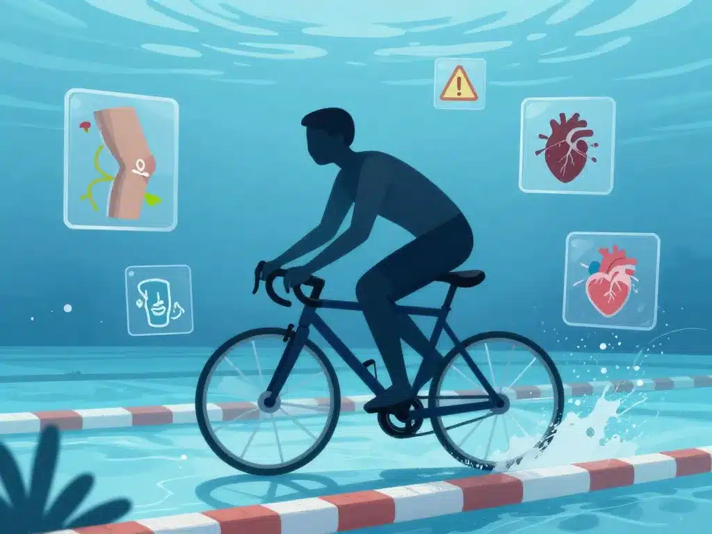 Aquabike avis négatif illustration risques santé signes d’alerte