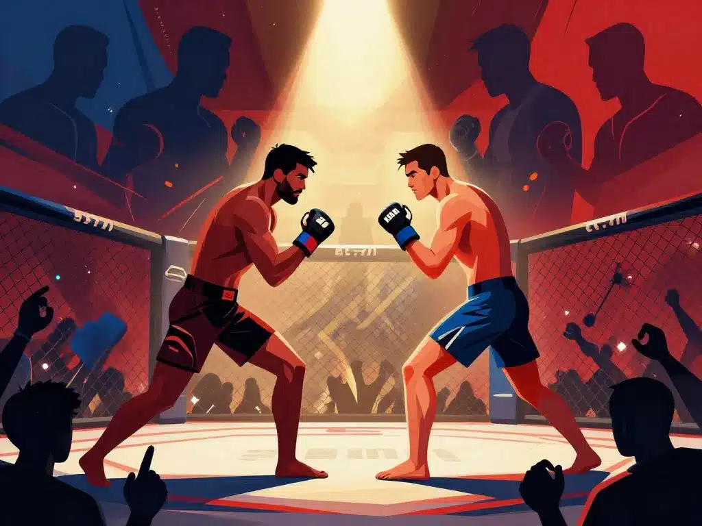 carte UFC Abu Dhabi main event confrontation fighters