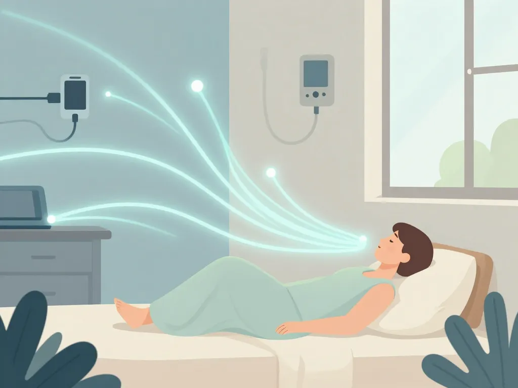 illustration électrosensibilité traitement naturel espace calme peu d'appareils