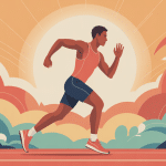 faire du sport a jeun illustration athlète matin