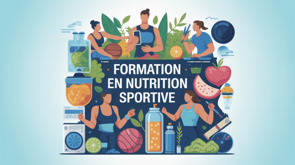 illustration thème formation en nutrition sportive