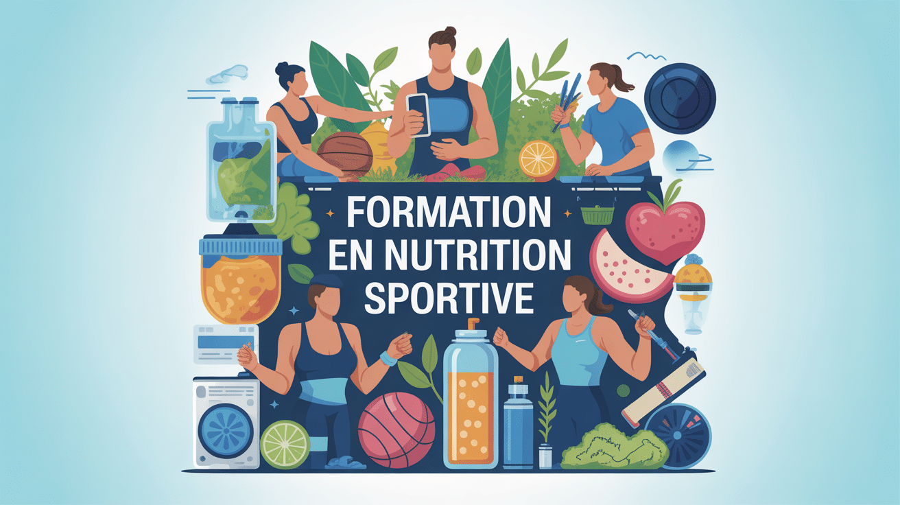illustration thème formation en nutrition sportive
