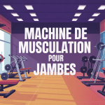 illustration machine musculation pour jambes salle sportive moderne
