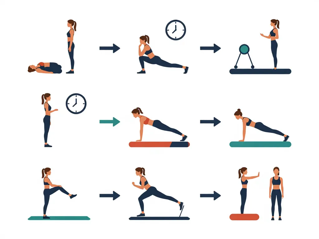 Musculation femme exercice, programme motivant, routine claire