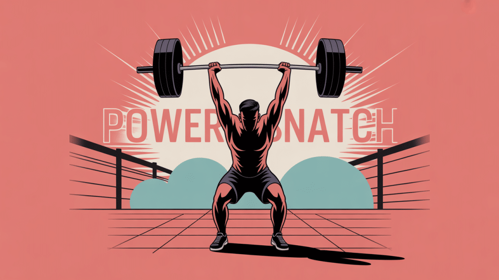 Illustration moderne du power snatches