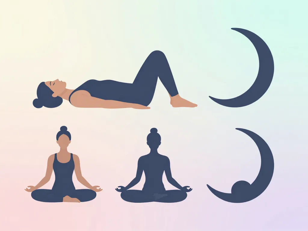Principales postures de yoga 6 lettres image éditoriale