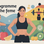 programme pour secher femme silhouette sport et alimentation saine
