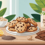 cookies beurre de cacahuète healthy entourés d'ingrédients sains