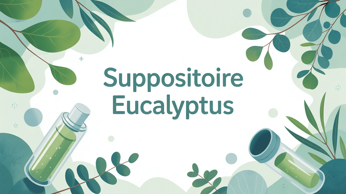 Suppositoire eucalyptus illustration effet apaisant respiration