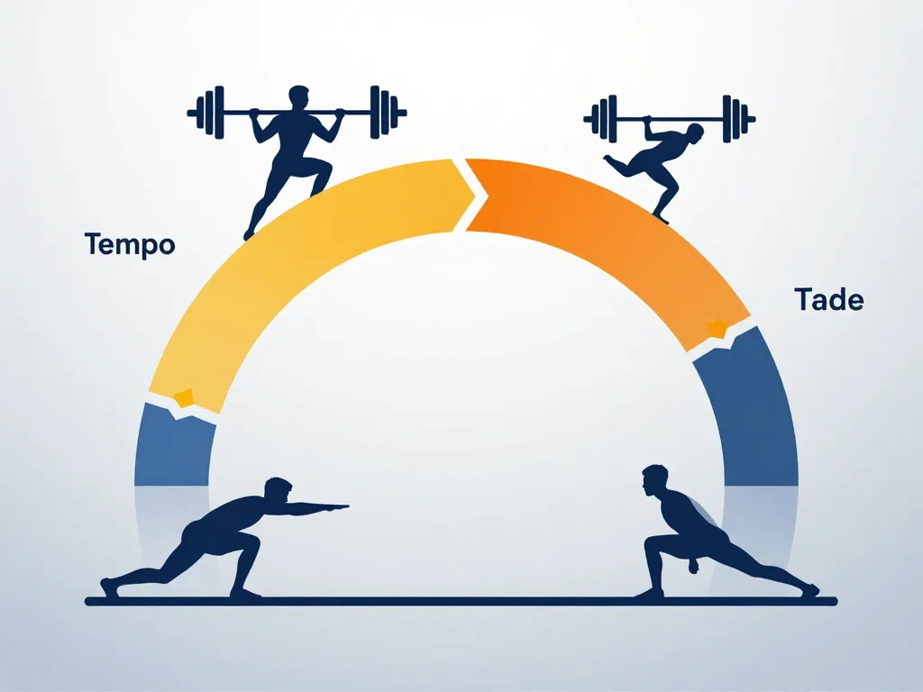 diagramme explicatif tempo musculation phases mouvement