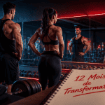 1 an de musculation avant apres homme femme