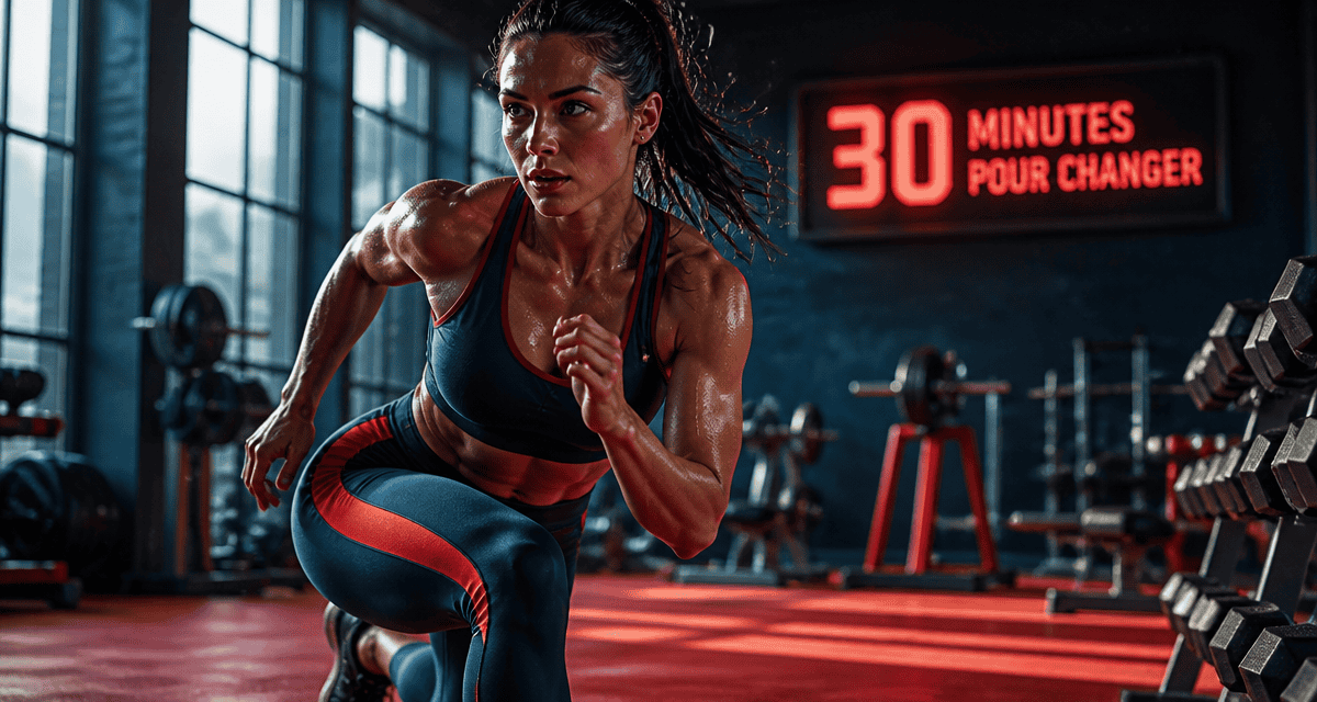 30 minutes de sport par jour avant/apres femme HIIT
