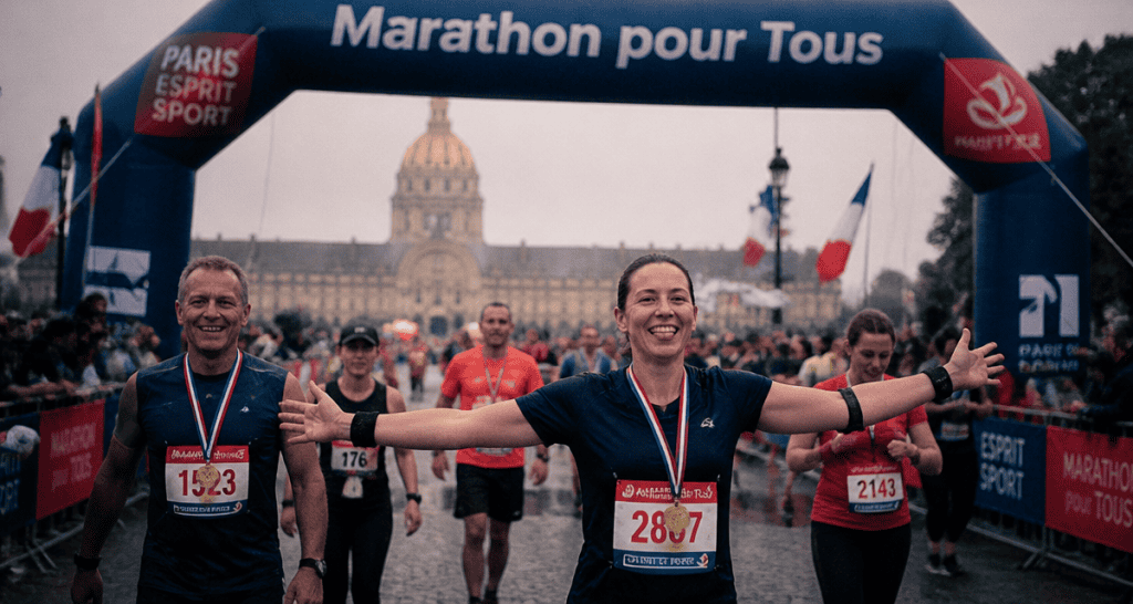 classement marathon pour tous finishers ligne d’arrivée