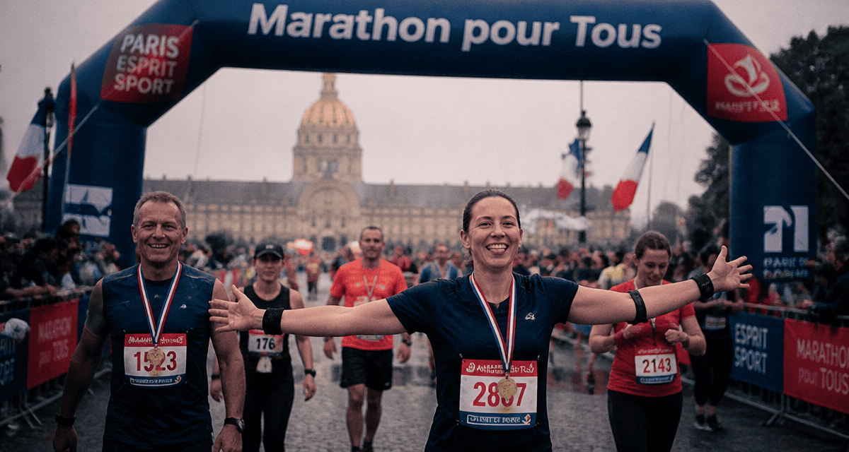 classement marathon pour tous finishers ligne d’arrivée