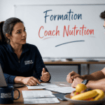 Coach en nutrition formation discussion client