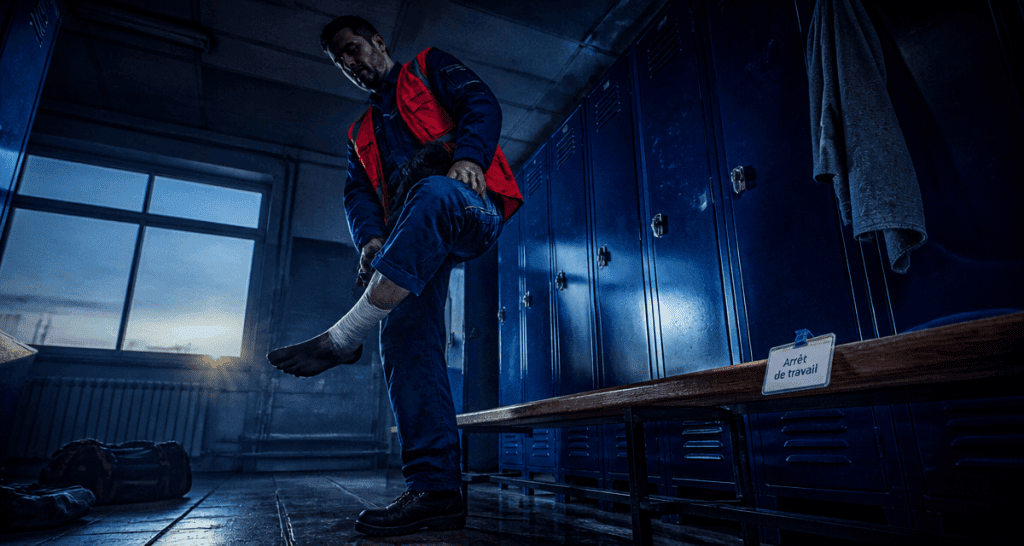 combien d'arret de travail pour une épine calcanéenne homme retire chaussure sécurité
