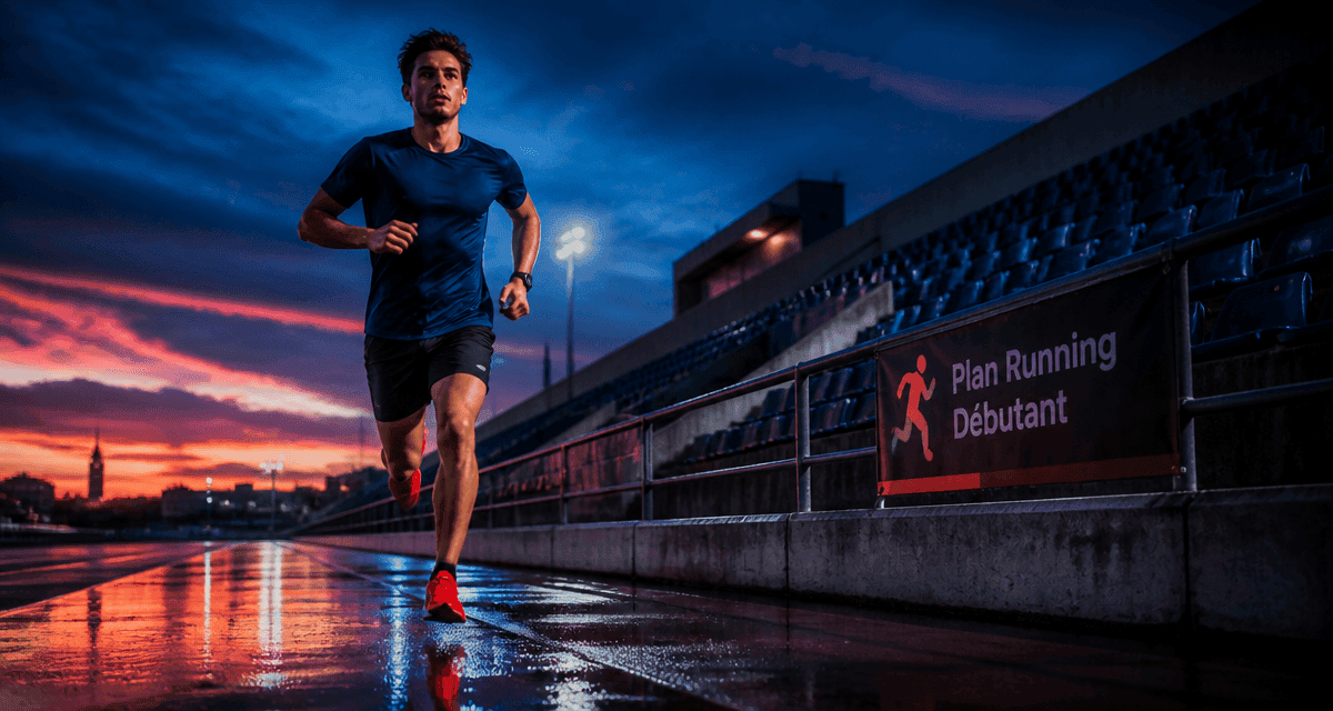 entrainement a la course coureur lever du soleil