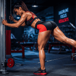 exercice fessier poulie kickback femme