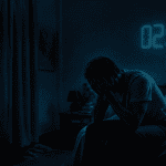 je suis fatigue mais j arrive pas a dormir homme chambre nuit