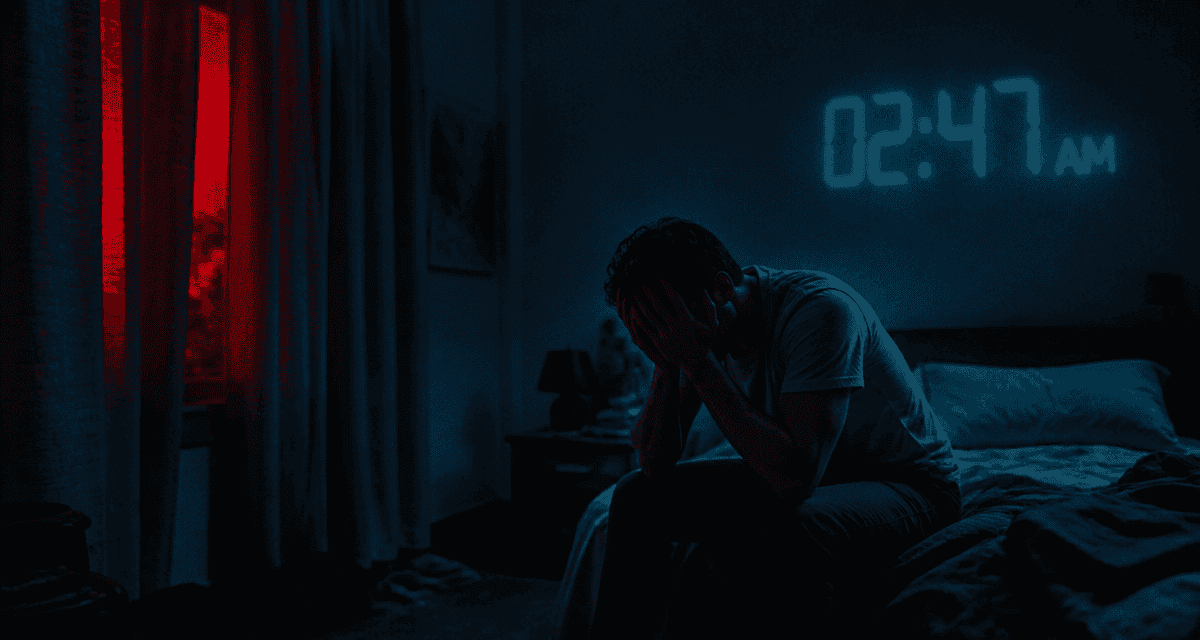 je suis fatigue mais j arrive pas a dormir homme chambre nuit