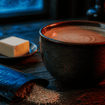keto coffee crémeux avec sachet et beurre
