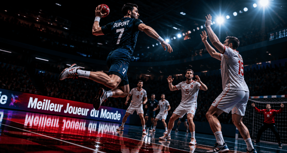 meilleur joueur du monde handball scène match