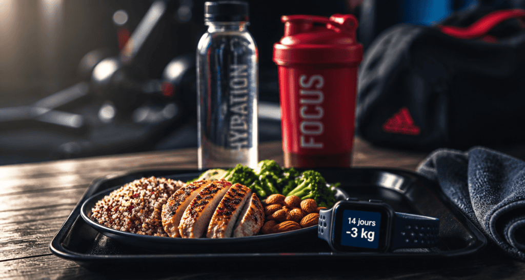 Perdre 3 kilos en 2 semaines repas sportif