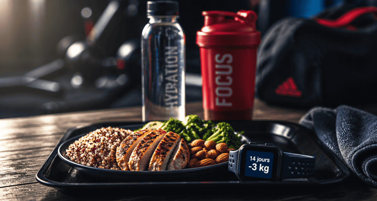 Perdre 3 kilos en 2 semaines repas sportif