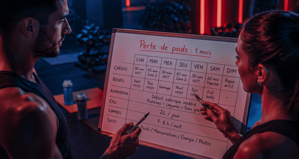 perdre du poids en 1 mois salle de sport