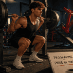 programme prise de masse debutant squat jeune homme