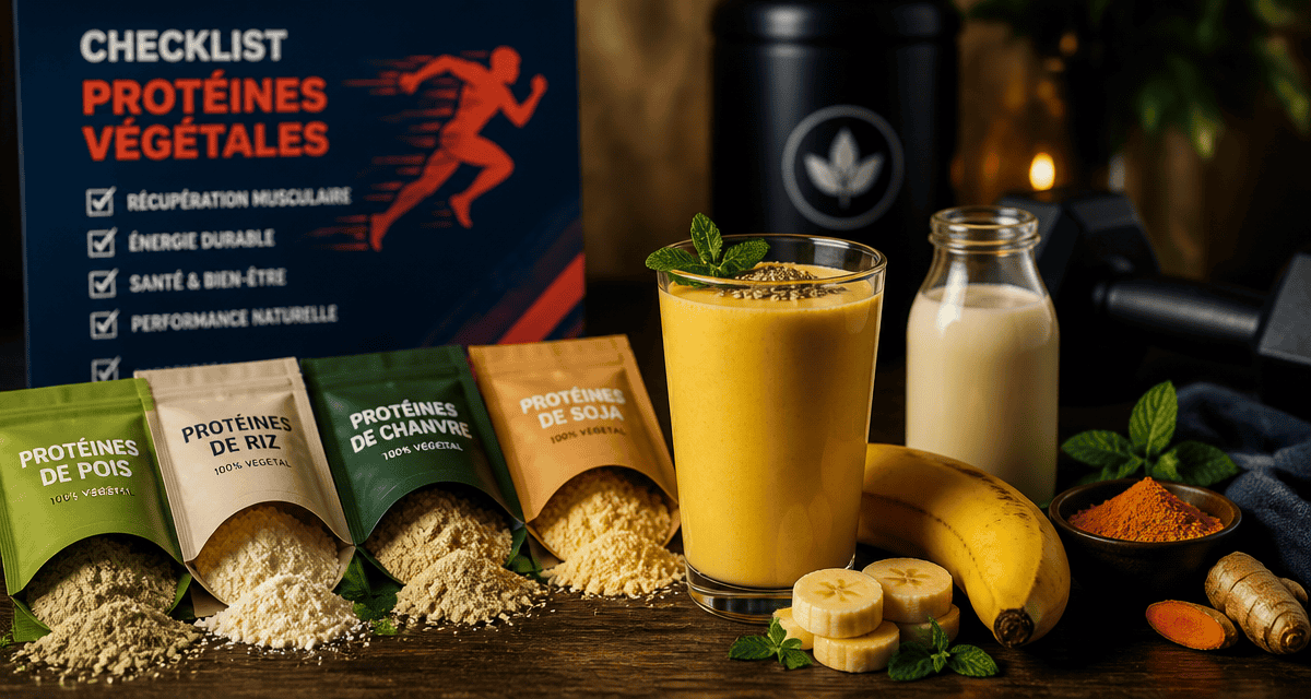 proteine vegetale en poudre danger sachets smoothie checklist