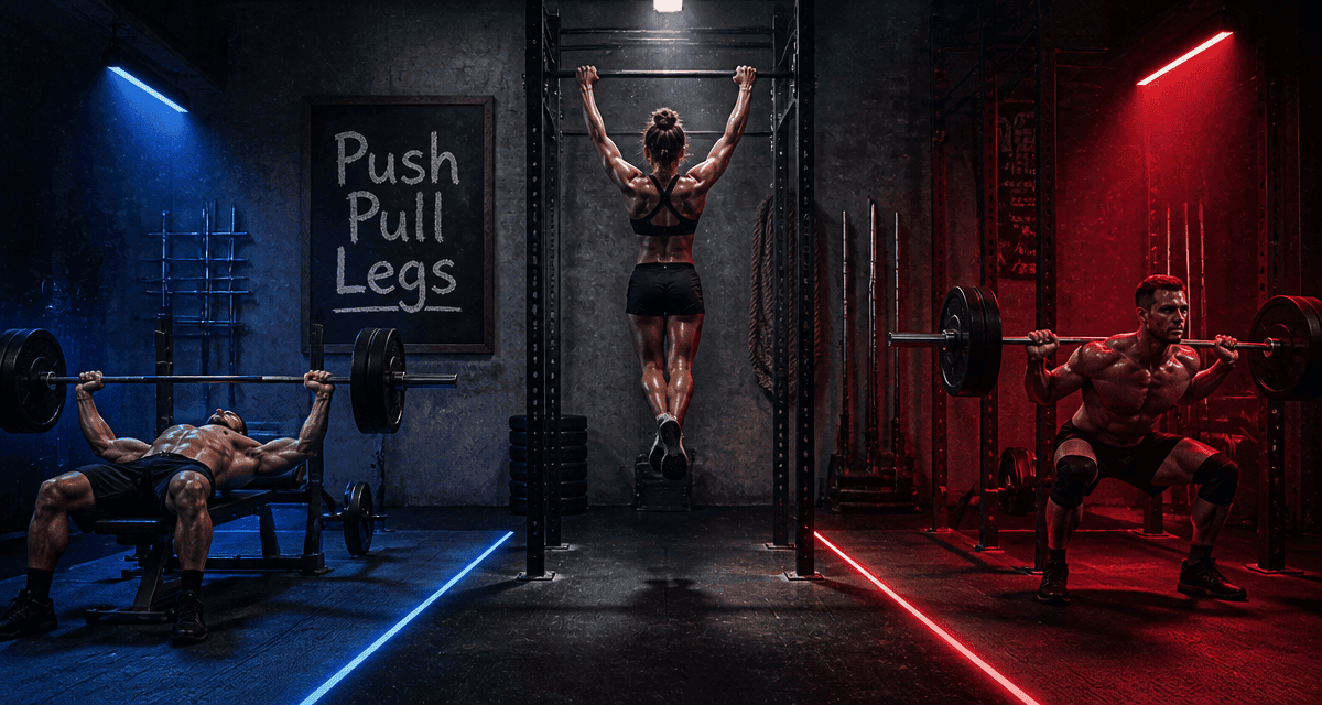 push pull legs exercices en salle