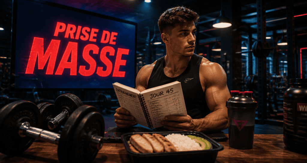 regime de prise de masse musculation jeune homme