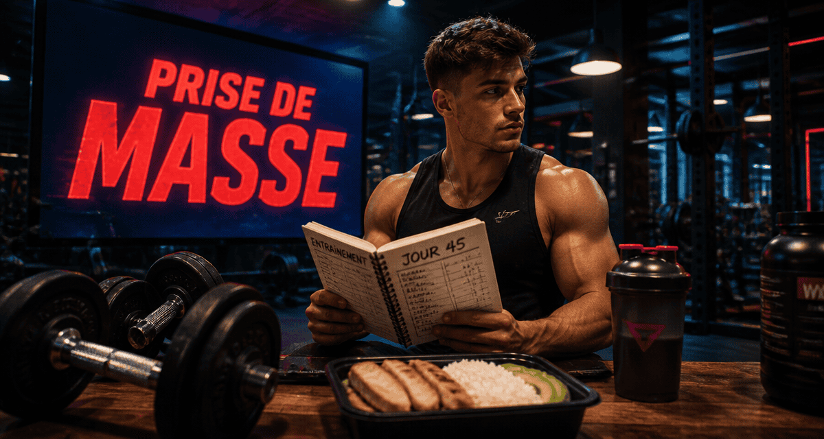 regime de prise de masse musculation jeune homme