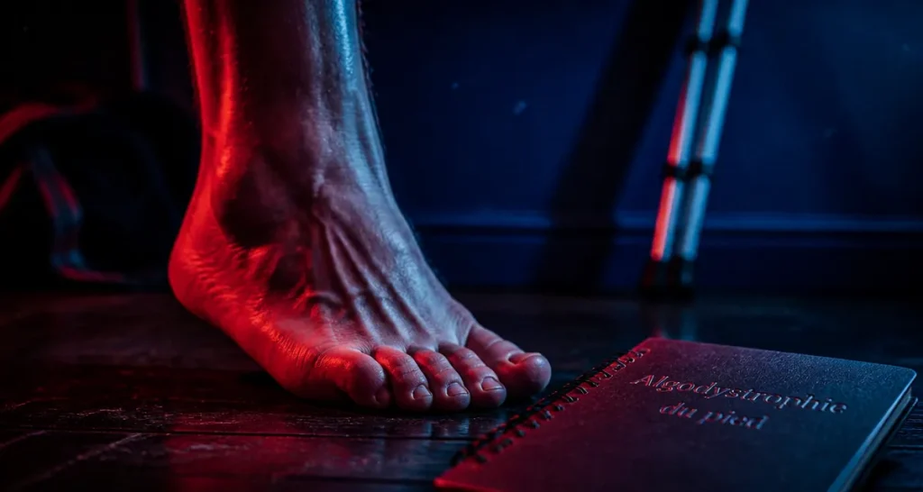 algodystrophie du pied traitement gros plan pied douleur