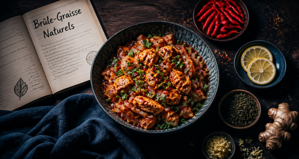 aliments brûle graisse bowl poulet konjac citron gingembre