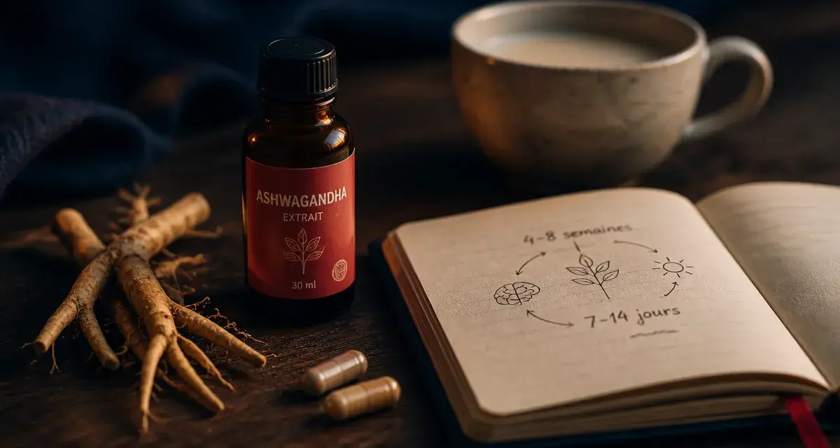 Ashwagandha : effet au bout de combien de temps, 7–14 jours à 4–8 semaines