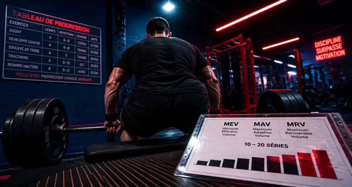 Combien de serie par muscle par semaine : optimiser le volume d’entraînement