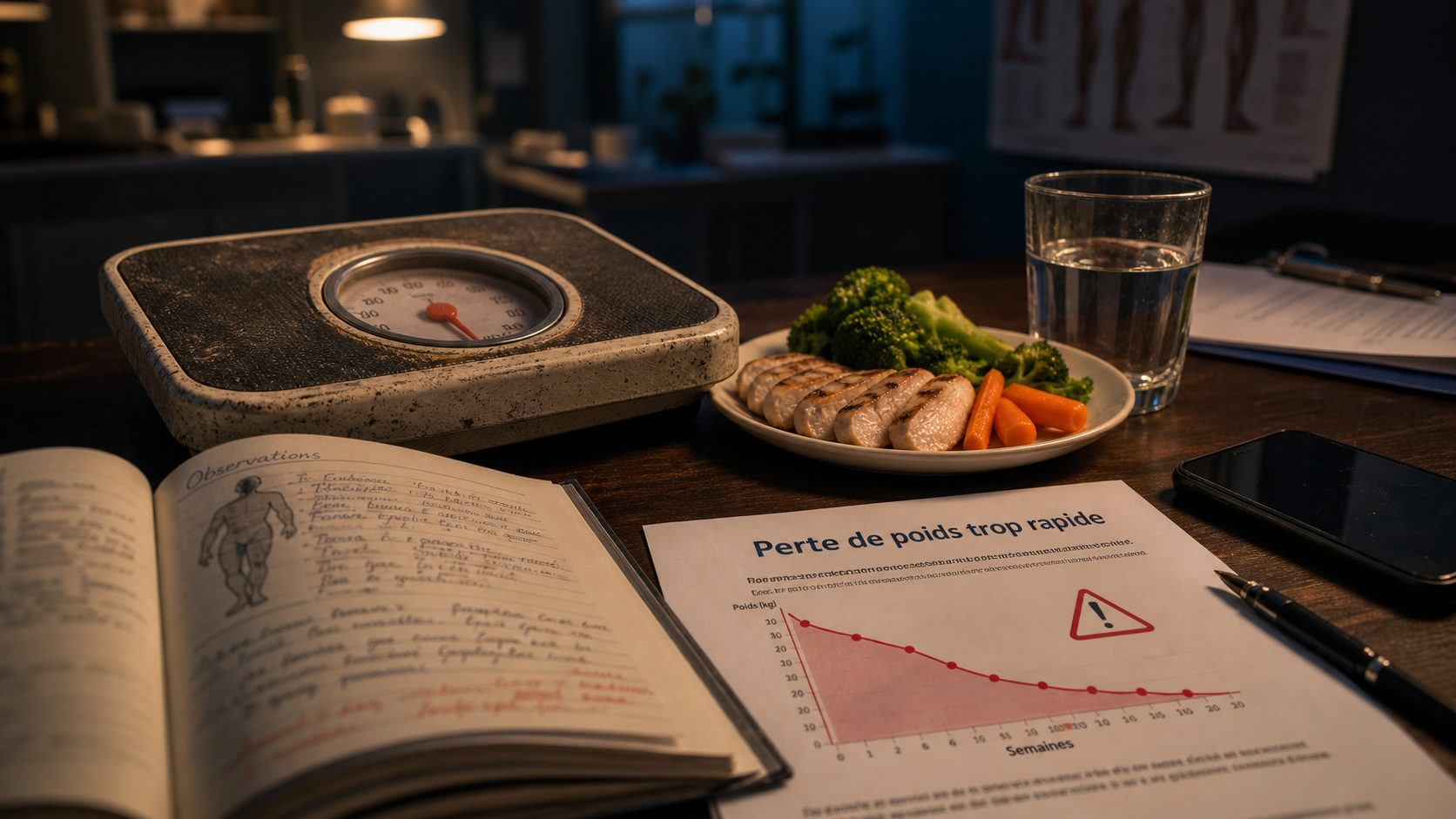Conséquence d une perte de poids trop rapide : risques santé