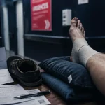 Infiltration cheville : arrêt de travail et durée