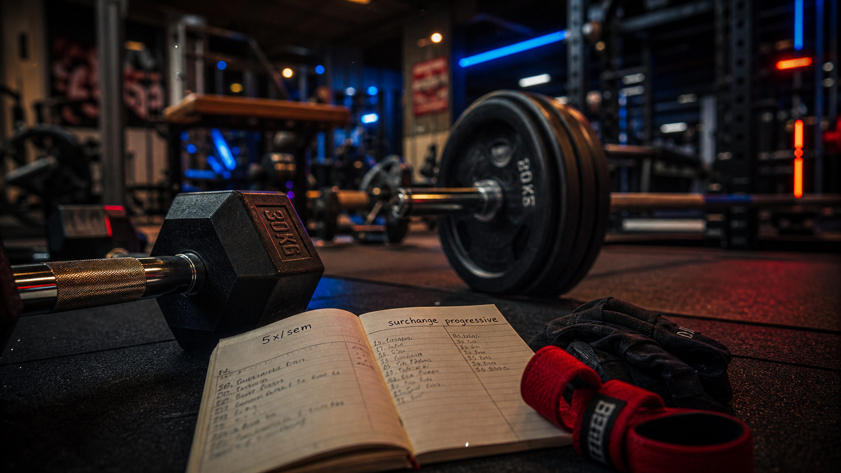 Musculation 5 fois par semaine résultat : haltère et plan d’entraînement