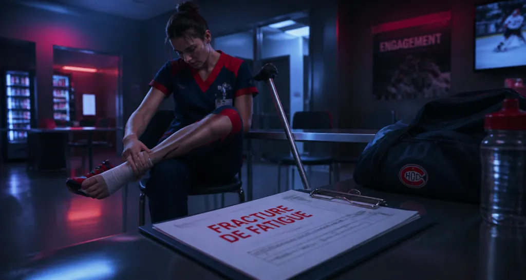peut on travailler avec une fracture de fatigue infirmière