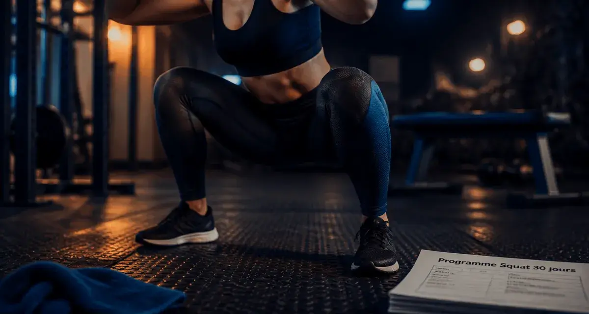 Programme squat femme 30 jours : squat pour fessiers sans douleur
