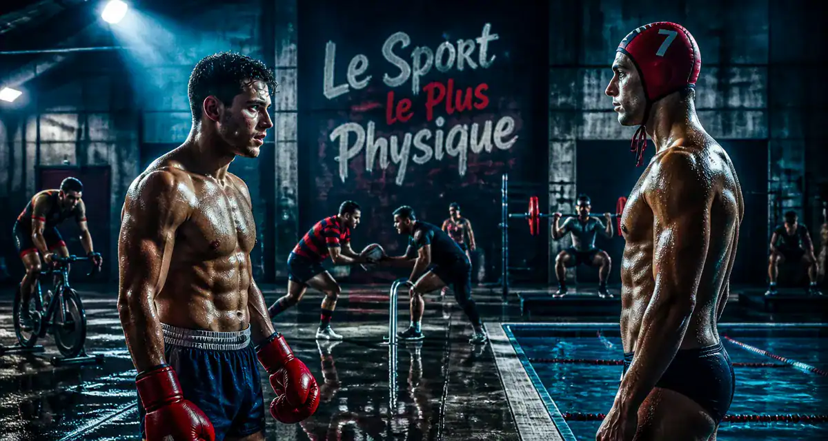 Quel sport est le plus physique boxeur nageur rugby cyclisme haltérophilie