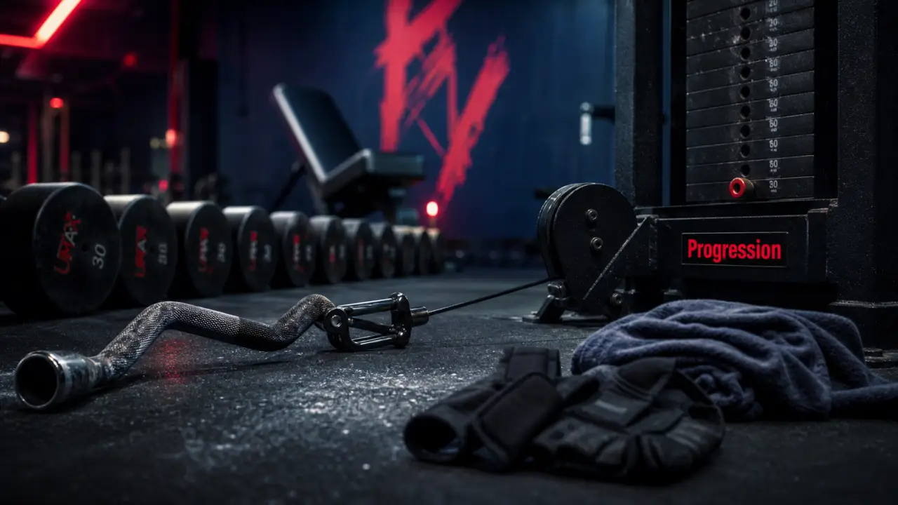 comment prendre des bras : salle de sport et machine pour volume musculaire