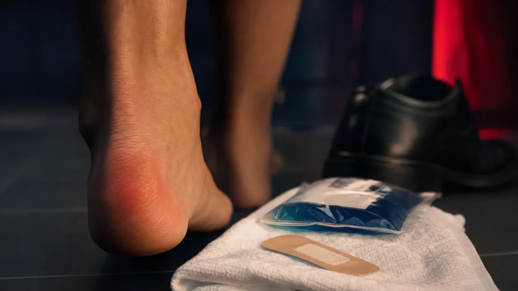 Bursite tendon d achille : douleur derrière le talon et rougeur du talon