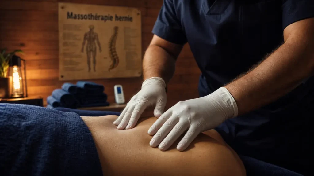 Massage hernie discale : où agir, quoi éviter et quand consulter