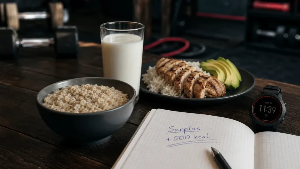 Prise de masse musculaire aliments et surplus de calories