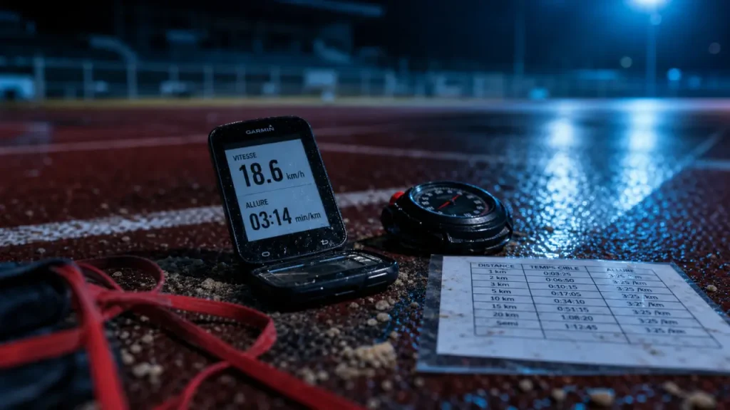 Vitesse en course à pied : calcul, conversions et temps de passage