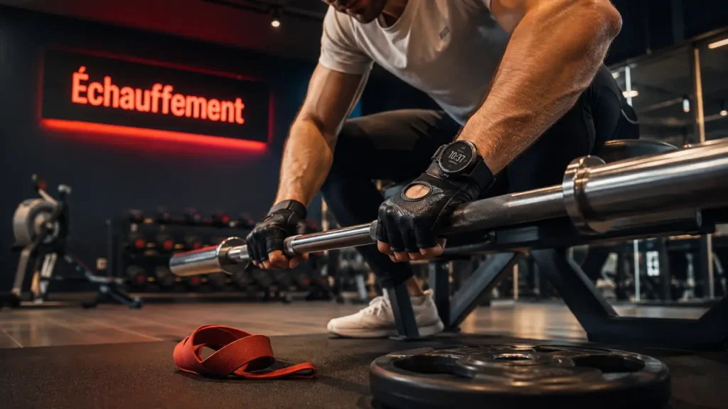 Échauffement avant muscu : 10 minutes bien réparties, 3 phases et une montée en charge qui protège
